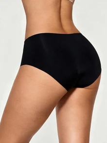 SHAPORA [Random Color] Women's Best-Selling Minimalist Solid Color Fashionable Comfortable High Cost-Performance High Quality Portable Triangle Panties - Multicolor - View 2