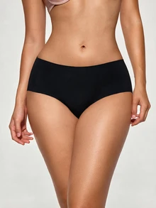 SHAPORA [Random Color] Women's Best-Selling Minimalist Solid Color Fashionable Comfortable High Cost-Performance High Quality Portable Triangle Panties - Multicolor - View 7