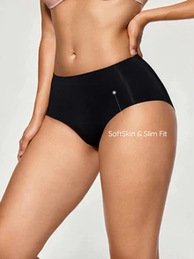 SHAPORA [Random Color] Women's Best-Selling Minimalist Solid Color Fashionable Comfortable High Cost-Performance High Quality Portable Triangle Panties - Multicolor - View 4