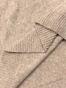 Auralis Plus Size Women Solid Color Asymmetrical Shoulder Drop Shoulder Long Sleeve Fashion Pullover Sweater/One-Shoulder Sweater / Stylish And Comfortable - Khaki - View 7