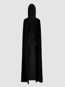 MortiRose 男女通用派对表演连帽斗篷，天鹅绒面料，适合各种节日、圣诞节服装、万圣节装扮服装 - 彩色 - 查看 11