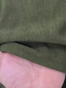 Rusticease Women's Solid Color Elastic Waist Casual 70s Commute Skirt Picnic Dark Green Fall - Army Green - View 6