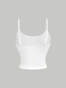 SHEIN MOD 2pcs White Lace Sheer Off-Shoulder Long Sleeve Top And Camisole Set Everyday Date Autumn Fairy - White - View 8