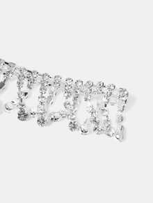 Aravennia Cross-Border New Tassel Forehead Pendant Headpiece European And American Fashion Stage Performance Hair Accessory Hair Chain - Silver - View 6