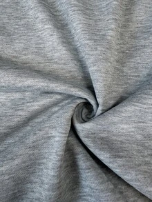 Easowa Casual Versatile Women's Solid Color Daily Wear Long Sleeve Sweatshirt Everyday Light Grey Fall - Grey - View 7