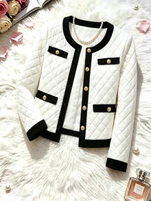 Yalmera Fall Clothes FOR WomenWomen Winter Coats - Black and White - View 5