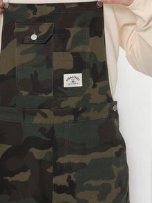 FORM&CHAOS Men's Casual Streetwear Daily Beach Vacation Camouflage Overall Cargo Pants Cream Olive Green Fall - Multicolor - View 5