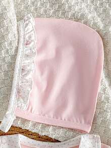 Newborn Gift Set With Cute Bow Element Design, Loved And Sought After By Children, Made Of Comfortable Soft Skin-Friendly Fabric, Suitable For Children's Home Wear, Bringing Comfortable Sleep And Healthy Growth To Children - Baby Pink - View 7