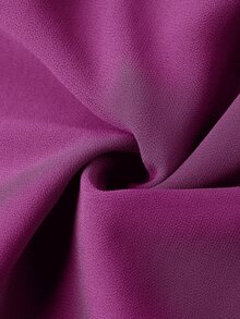 Lavishia Batwing Sleeve Ruffle Romantic Elegant Dress, Suitable For Dates Bar Party Day Party Garden Party Rave And Occasions Purple Autumn - Red Violet - View 6