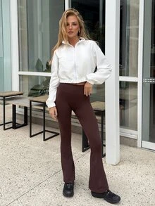 emmajanestevens جاكيت أمامي مزود بسحاب للحماية من الشمس للسيدات في فصل الخريف/الشتاء - أبيض - مشاهدة 2