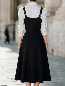 LUMIGAL Fall Clothes FOR WomenWomen Two Pieces Outfits Brunch Black Elegant - Multicolor - View 11