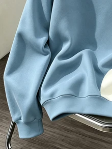 Daypath Men's Creative Wavy Colorblock Hoodie, Suitable For Campus Daily Wear, Street Skateboarding Or Casual Gatherings, Showcasing Unique Personalized - Multicolor - View 4