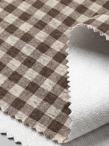 Muchica Casual sweatshirt för kvinnor med patchworkrutigt mönster, dragkedja, halvknäppning och långa ärmar - Multifärgad - Visa 9