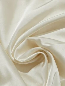 GlowEve CURVE Plus Size Elegant Commuter Solid Color Ruched Skirt Fall - Apricot - View 5