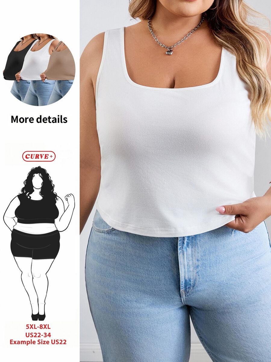 SHEIN CURVE+ ملابس Curves مقاس كبير للعودة إلى المدرسة، 3 قطع، خريف وشتاء 2026، 22W - متعدد الألوان - مشاهدة 1