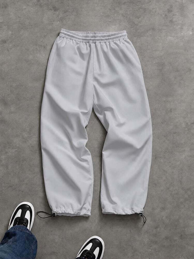 Sport MetroGents Men's Striped Colorblock Drawstring Waist Pocket Sports Long Pants, Gym - Multicolor - View 2