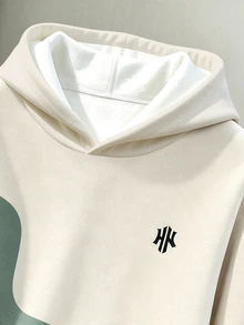 Daypath Men's Letter Graphic Hooded Casual Long Sleeve Sweatshirt - Multicolor - View 4