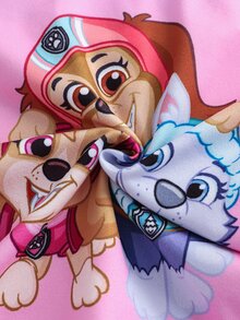 SHEIN | PAW Patrol Young Girl Cartoon Print Camisole Style Underwear Set - Hot Pink - View 9