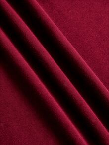 INAWLY Solva Women's Solid Color Long Sleeve Top And Pants Casual Daily 2 Pieces Set - Burgundy - View 7