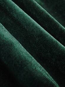 GlowEve CURVE Plus Size Women's Woven Printed Autumn Dress Fall Christmas - Dark Green - View 7