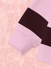 HELLO KITTY AND FRIENDS | SHEIN 女童字母卡通圖案長袖運動衫與緊身褲休閒日常套裝 - 白色 - 查看 5