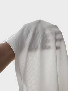 AXEPEAK Men's Leopard Print Patchwork Letter Embroidery T-Shirt - White - View 9
