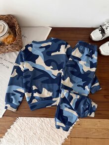 Setelan Hoodie & Sweatshirt untuk Anak Laki-Laki - MultiWarna - View 2