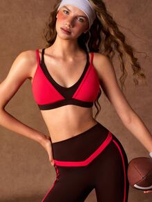 VARSIVA Women's 2 Pieces Bra And Leggings Sports Set - Multicolor - View 5