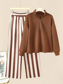 LUMIGAL Fall Clothes FOR WomenWomen Two Pieces Outfits - Multicolor - View 5