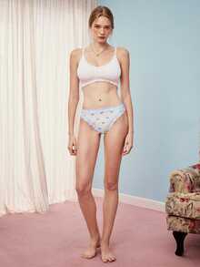 Elorette Women's Lace Patchwork Sexy Everyday Thong - Multicolor - View 5