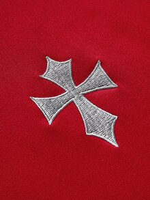 Major Grit 男士街頭風熱銷拼色拼接3D刺繡Logo連帽衛衣套裝，男友/丈夫週年紀念禮物 - 彩色 - 查看 5