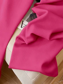 Resyla Vintage American Y2K Fashion Minimalist Fuchsia Women's Sweatpants - Multicolor - View 3
