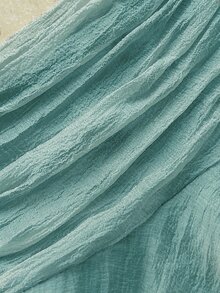 Elamini Women's Elegant Cute Sexy Ruffle Pleated Design Vacation Style Skirt, Suitable For Party Date Night Wear, Beach Wear, Autumn Essential, Sage Green - Mint Green - View 5