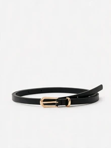 Lumivelle 4pcs Women's Light Golden Tone Waist Belt With Pin Buckle Summer, School Fall, Autumn, Halloween - Grace - View 8