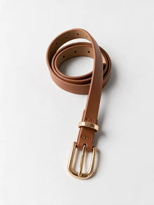 Lumivelle 4pcs Women's Light Golden Tone Waist Belt With Pin Buckle Summer, School Fall, Autumn, Halloween - Grace - View 10