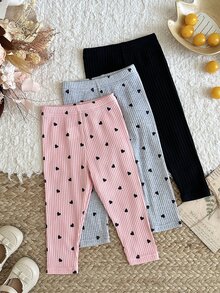 Vintaside Kids Baby Girl Bottoms Newborn Spring Fall Casual Print Minimalist Fashion Versatile Pants Outdoor Khaki Grey Joggers Sweat Pants - Multicolor - View 4