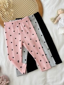 Vintaside Kids Baby Girl Bottoms Newborn Spring Fall Casual Print Minimalist Fashion Versatile Pants Outdoor Khaki Grey Joggers Sweat Pants - Multicolor - View 3