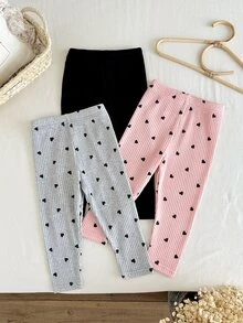 Vintaside Kids Baby Girl Bottoms Newborn Spring Fall Casual Print Minimalist Fashion Versatile Pants Outdoor Khaki Grey Joggers Sweat Pants - Multicolor - View 2