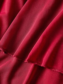 SHEIN MOD Plus Size Women's Solid Slant Shoulder Layered Ruffle Hem Shoulder Dress ,Fall/Winter Christmas - Burgundy - View 4