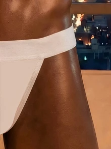 DrisQ DrisQ Men's Plain And Simple Daily G-String Sexy Underwear - White - View 6