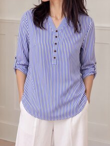 Azul y blanco