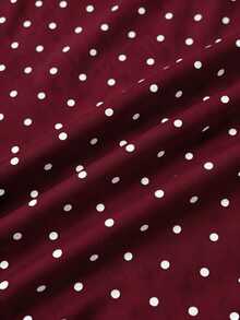 Attitoon Women's Asymmetric Ruched Cropped Top,Summer Top - Burgundy - View 5