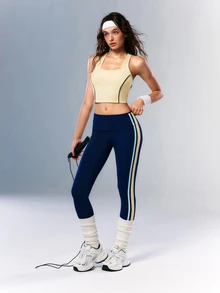 VARSIVA Women's Sports Set Tank Top + High Waist Yoga Pants 2pcs - Multicolor - View 10