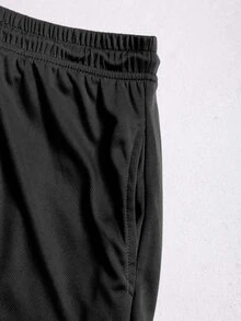 Gym Rark Men's Spider Print Drawstring Waist Double Layer Sports Shorts, Gym - Black - View 3