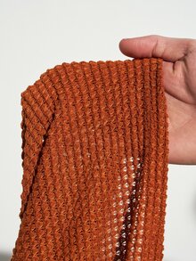 Zivah Women's Rust Brown Summer Casual Mini Dress,Boho Round Neck Short-Sleeved Loose-Fitting Side Tie Fold-Over Design,Perfect For Brunch,Travel Vacation - Rust Brown - View 12