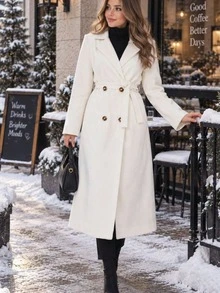 Women's Coats - White - View 5