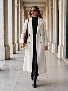 Women's Coats - White - View 6