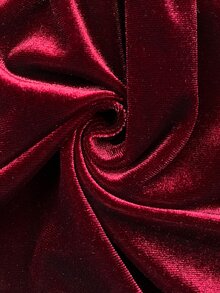 SHEIN Baby Girl Velvet Thick Long Sleeve Ruched Waist Lace Embroidered Peter Pan Collar Loose Long Autumn Dress Suitable For Winter Christmas - Burgundy - View 10