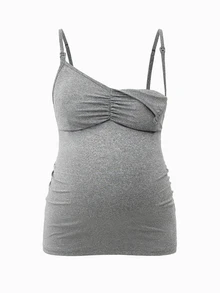 Modmama 3 件纯色孕妇哺乳背心，孕妇哺乳服 - 彩色 - 查看 4
