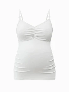 Modmama 3 件纯色孕妇哺乳背心，孕妇哺乳服 - 彩色 - 查看 7